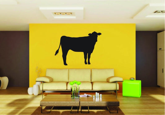 Picniva Cow Sty93 Vinyl Wall Decal, Approx 22 x 15.98 in, Removable