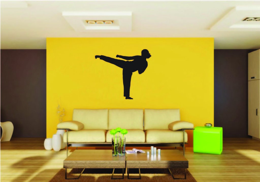 Picniva Fighting Sport Style 6 Removable Vinyl Wall Decal