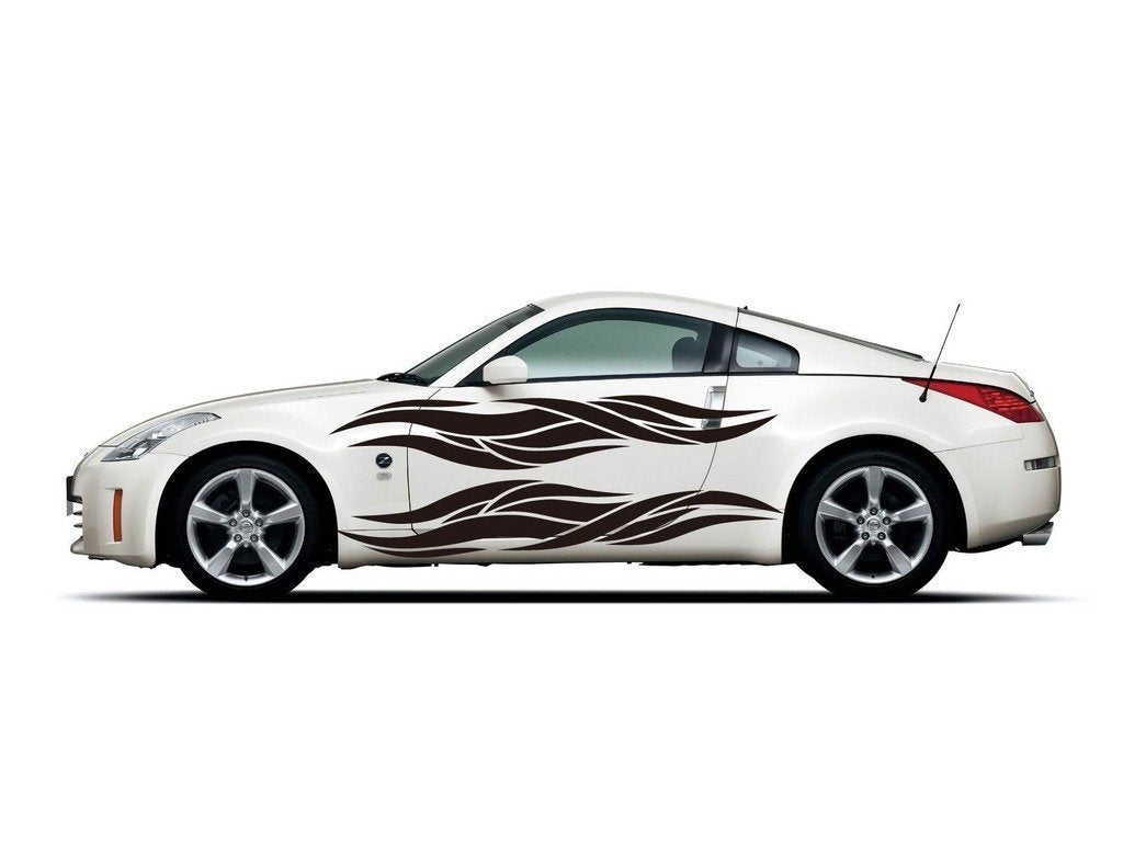 Picniva Style 330 Racing Side Stripe Vinyl Decals, 20 x 24 in, 2 Pc