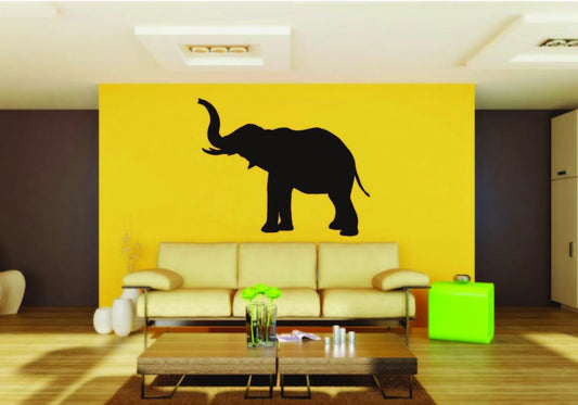 Picniva Elephant Sty17 Vinyl Wall Decal, Approx 22 x 17.6 in, Removable
