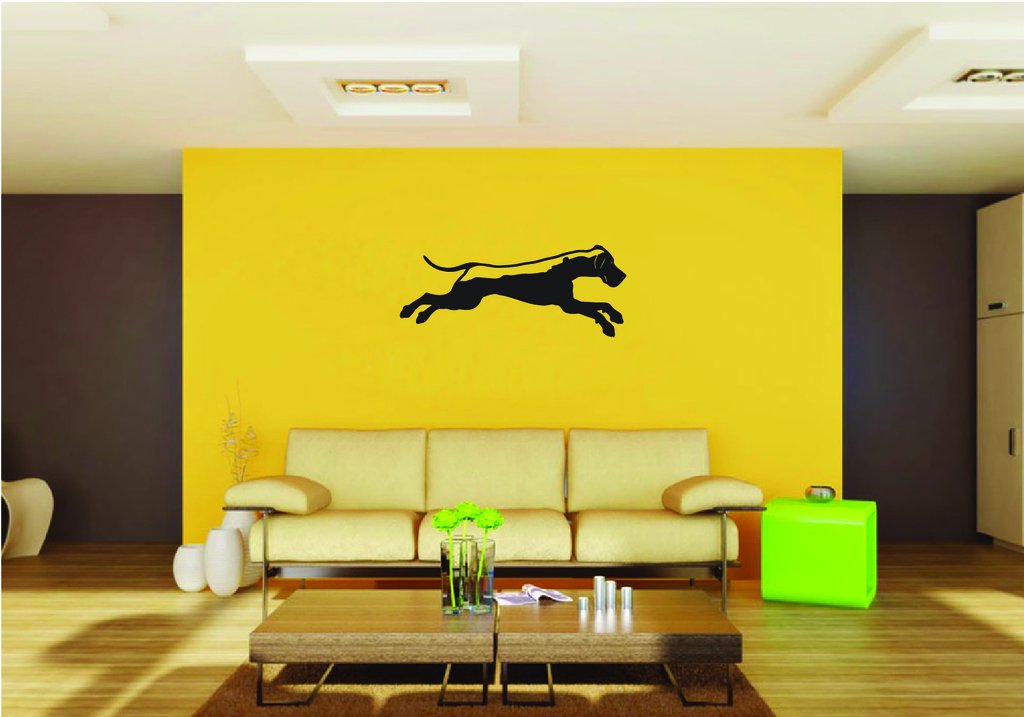 Picniva Great Dane Dog Style 6 Removable Vinyl Wall Decal