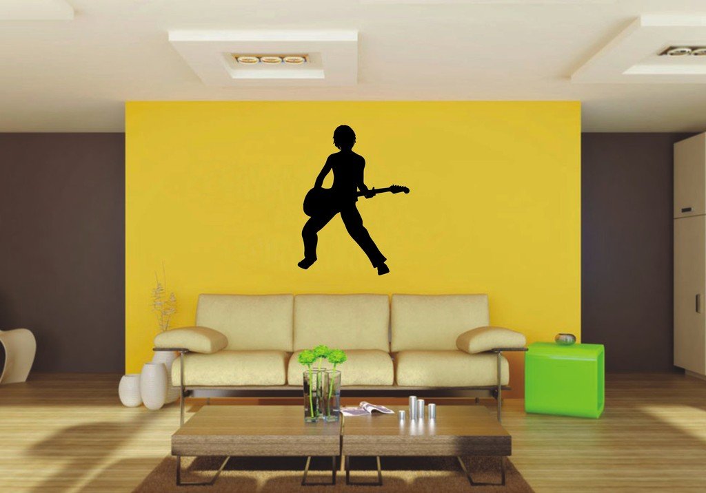 Picniva 22x29.64 Guitar Style 17 Vinyl Wall Decal Music Decor