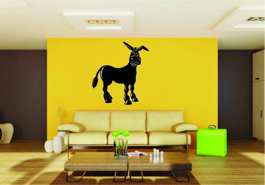 Picniva Donkey Sty7 Vinyl Wall Decal, Approx 22 x 24.5 in, Removable