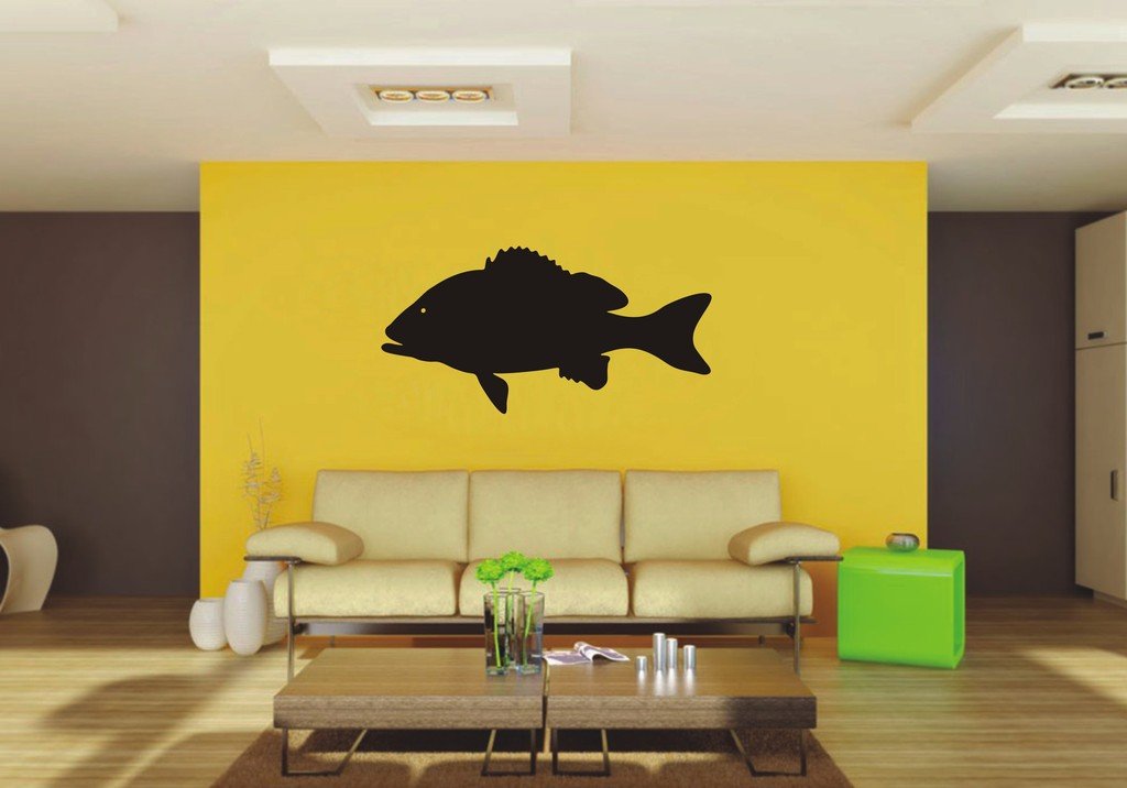 Picniva Snapper Vinyl Wall Decal, Approx 43.28 x 22 in, Removable
