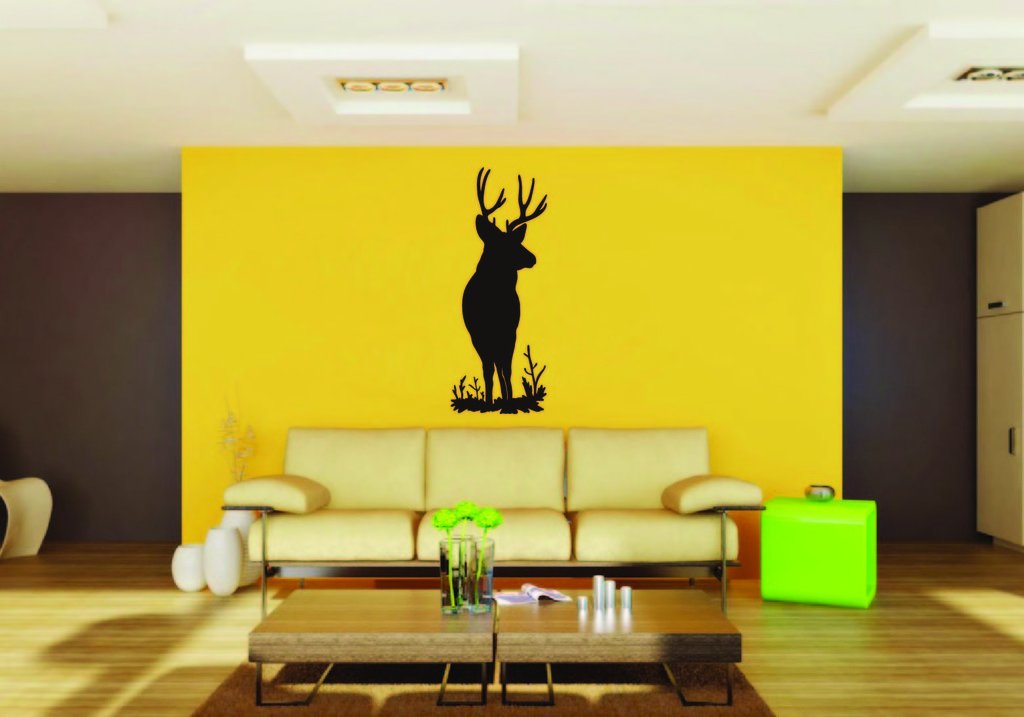 Picniva Deer Buck Style 16 Removable Vinyl Wall Decal