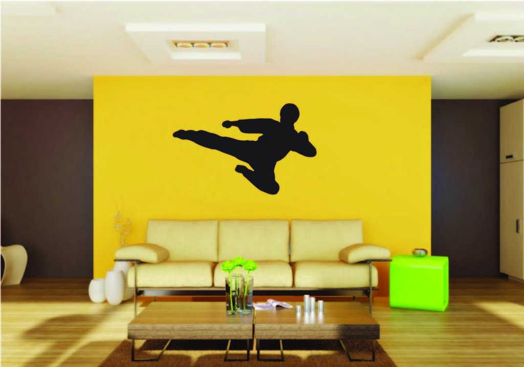 Picniva Fighting Sport Style 3 Removable Vinyl Wall Decal