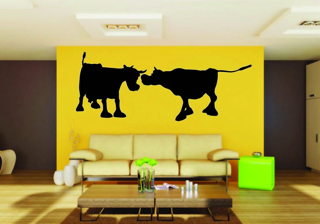 Picniva Cattle Sty31a Vinyl Wall Decal, Removable, Home Decor