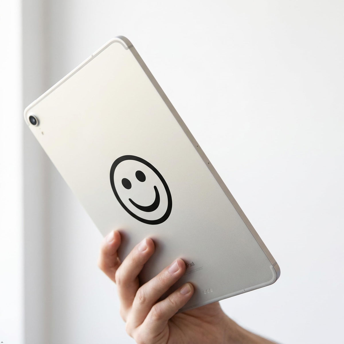 Decaltor Happy Face Vinyl Decal for Car Window Laptop, 3 in