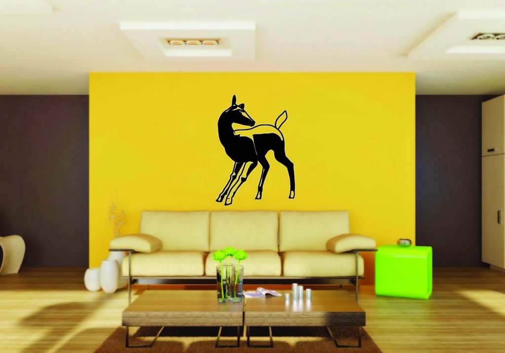 Picniva Deer Doe Style 6 Removable Vinyl Wall Decal