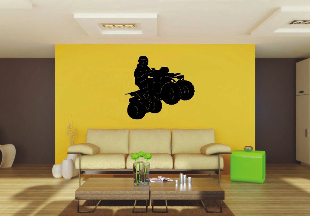 Picniva 22x20.12 4 Wheeler Style 7 Vinyl Wall Decal Motorsport