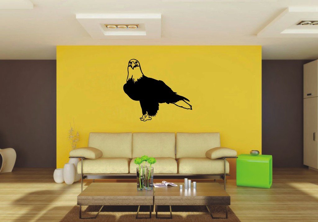 Picniva Eagle Sty31 Vinyl Wall Decal, Approx 22 x 19.95 in, Home Decor