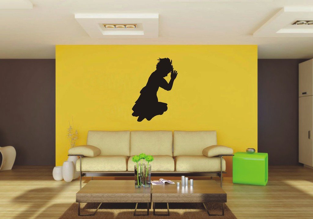 Picniva Girl Sty53 Vinyl Wall Decal, Approx 22 x 30.76 in, Removable