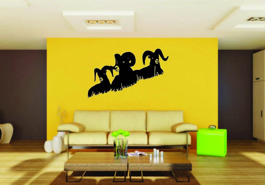 Picniva Ram Style 4 Removable Vinyl Wall Decal