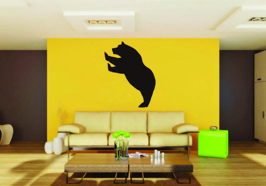 Picniva Bear Sty14 Vinyl Wall Decal, Approx 22 x 28.6 in, Removable
