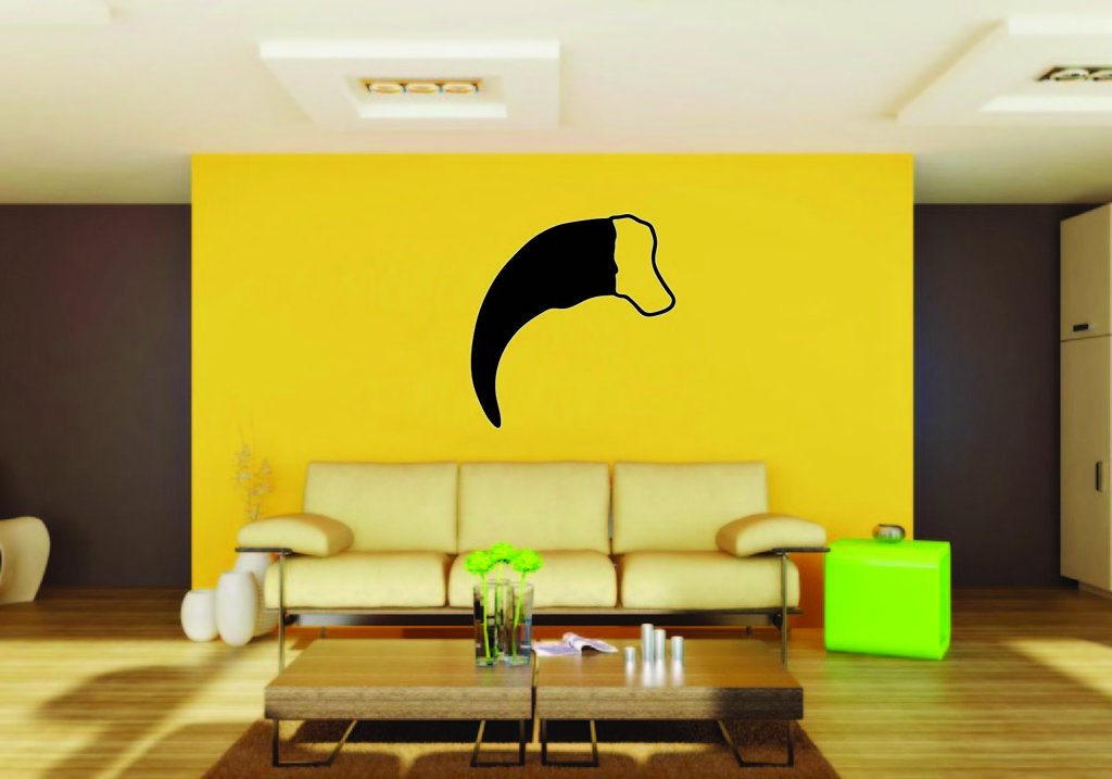 Picniva Bear Claw Style 1 Removable Vinyl Wall Decal