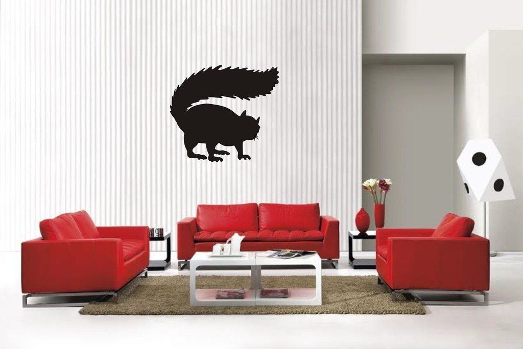 Picniva Squirrel Style5 Wall Decal Removable Home Decor