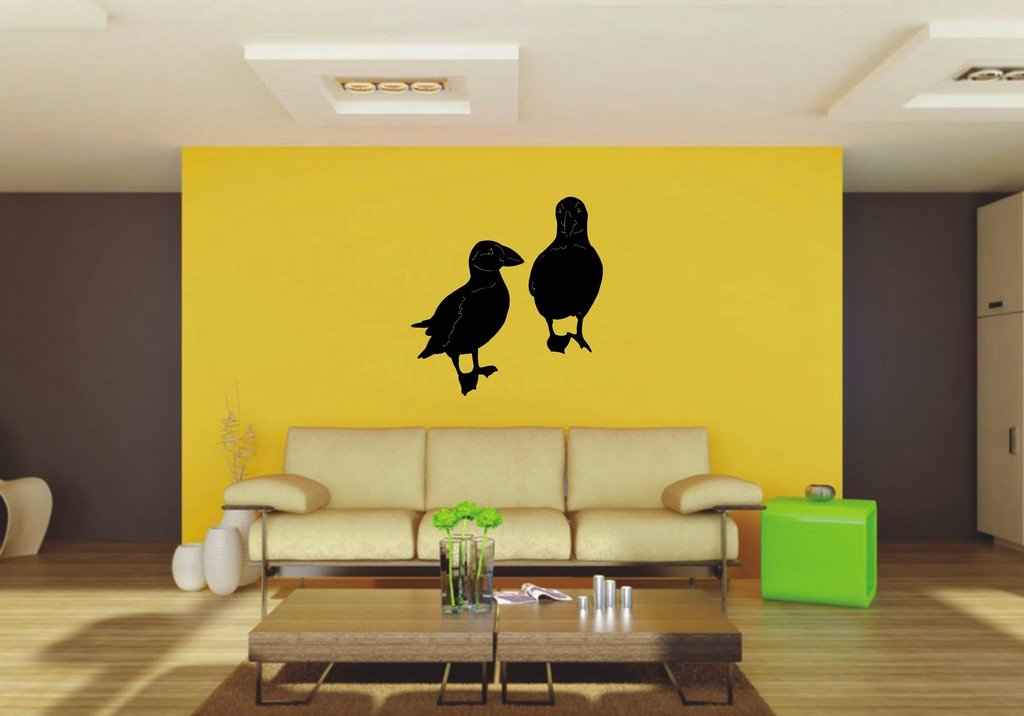 Picniva Fowl Sty15 Vinyl Wall Decal, Home Decor, Illustrated Art