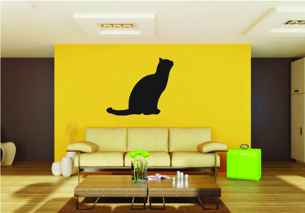 Picniva British Shorthair Cat Style 6 Removable Vinyl Wall Decal
