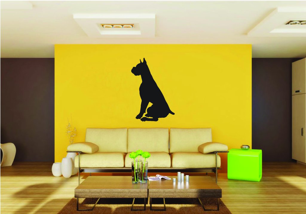 Picniva Boxer Dog Style 29 Removable Vinyl Wall Decal