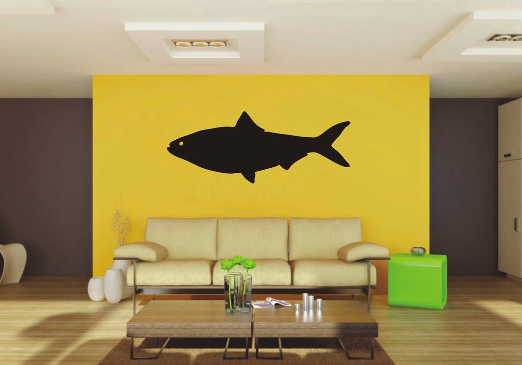 Picniva Shad Vinyl Wall Decal, Approx 55.81 x 22 in, Removable, Waterproof
