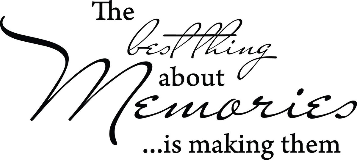 Decaltor Making Memories Quote Wall Decal