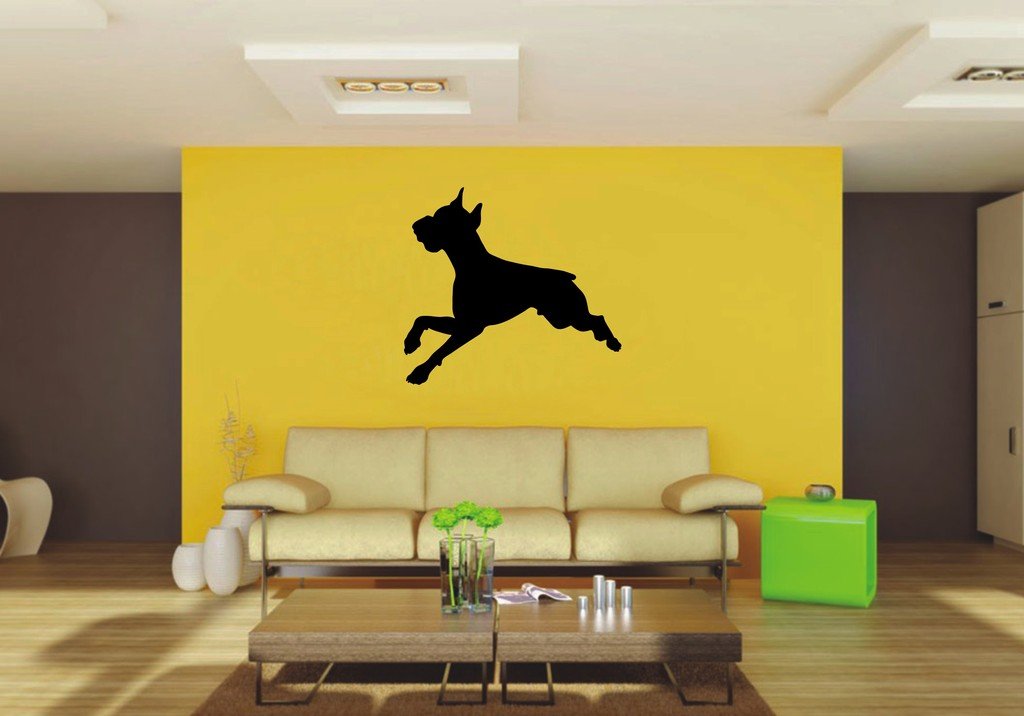 Picniva 22x20 Boxer Style 14 Vinyl Wall Decal Dog Breed