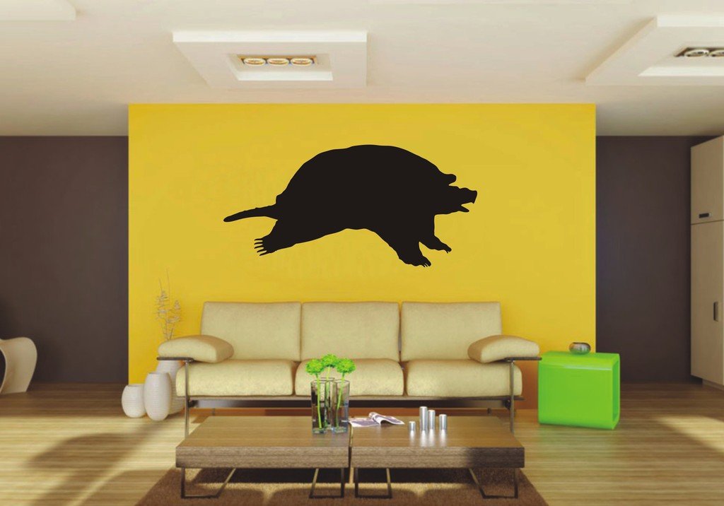 Picniva Snapping Turtle Sty4 Vinyl Wall Decal, Approx 22 x 10.64 in