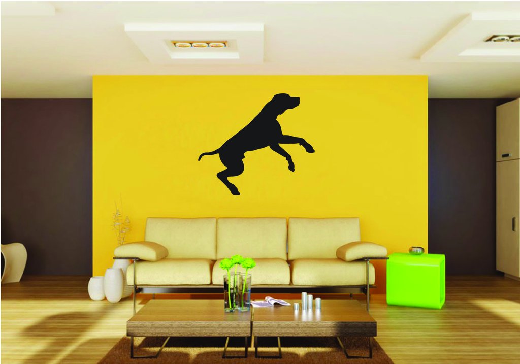Picniva Hound Dog Style 14 Removable Vinyl Wall Decal