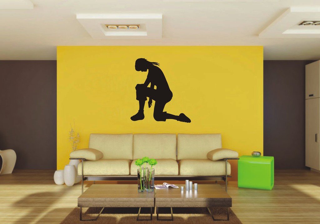 Picniva Woman Sty5 Vinyl Wall Decal, Approx 22 x 23.47 in, Removable