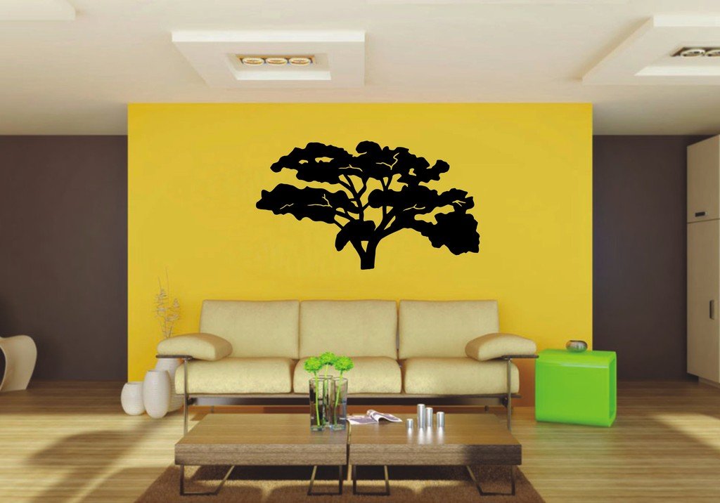 Picniva 22x12.67 Oak Style 2 Vinyl Wall Decal Nature