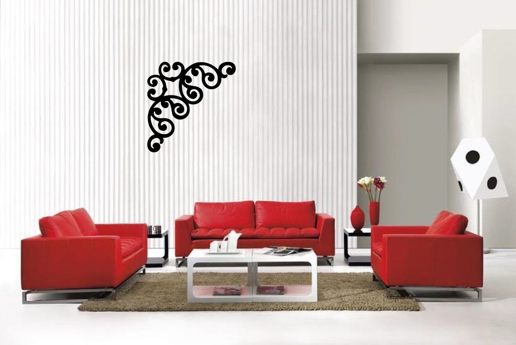 Picniva Scroll Style31 Wall Decal Removable Home Decor