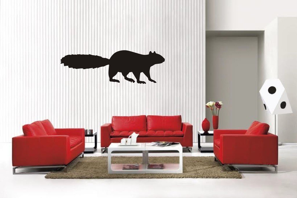 Picniva Squirrel Style4 Wall Decal Removable Home Decor