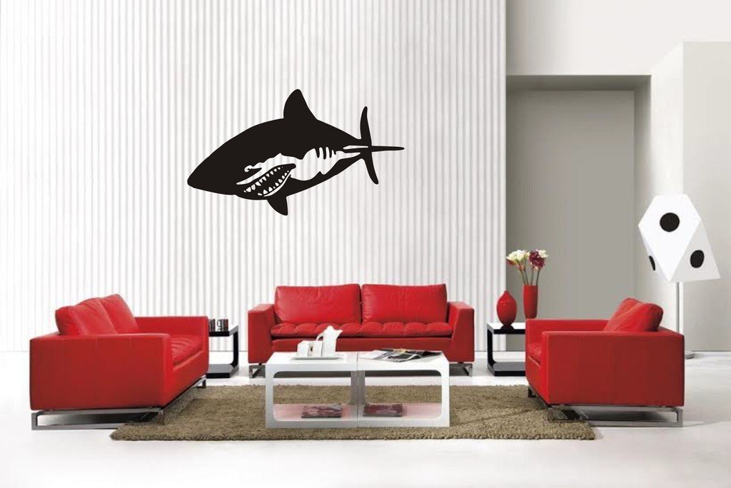 Picniva Shark Style3 Wall Decal Removable Home Decor