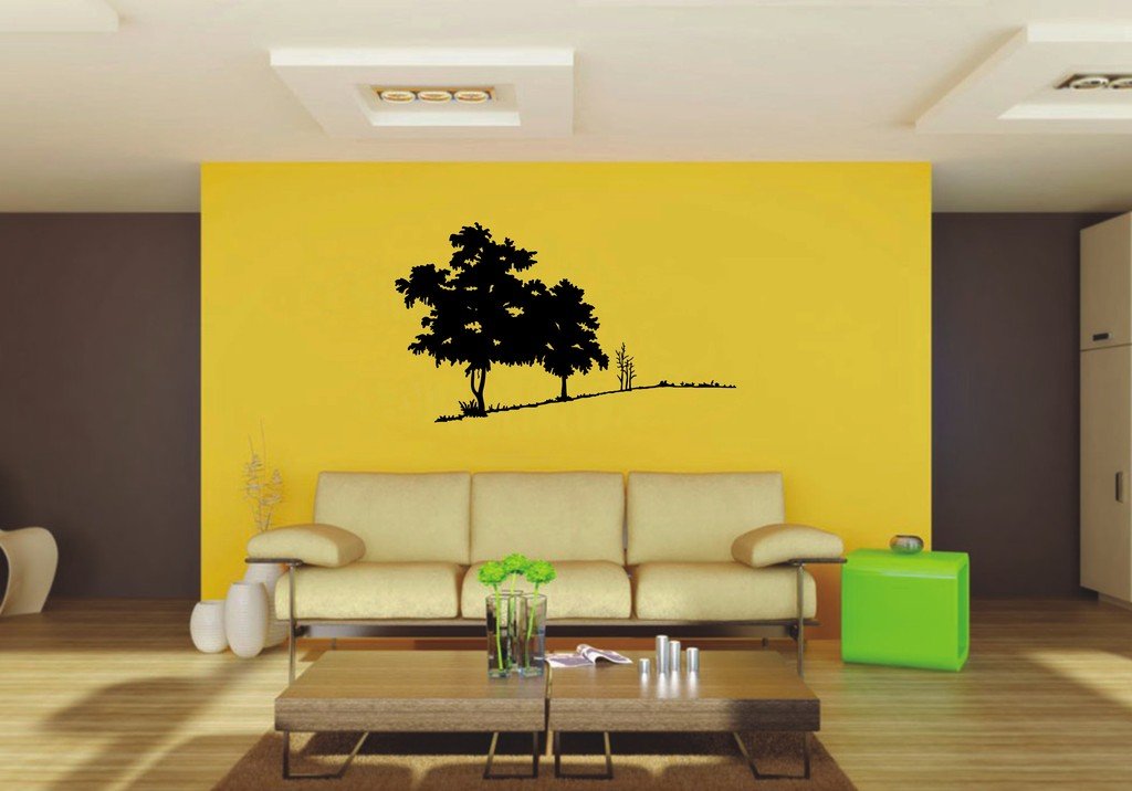 Picniva 22x12.89 Treeline Style 4 Vinyl Wall Decal Nature