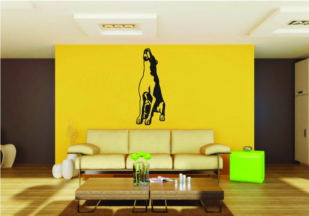 Picniva Rottweiler Dog Style 27 Removable Vinyl Wall Decal