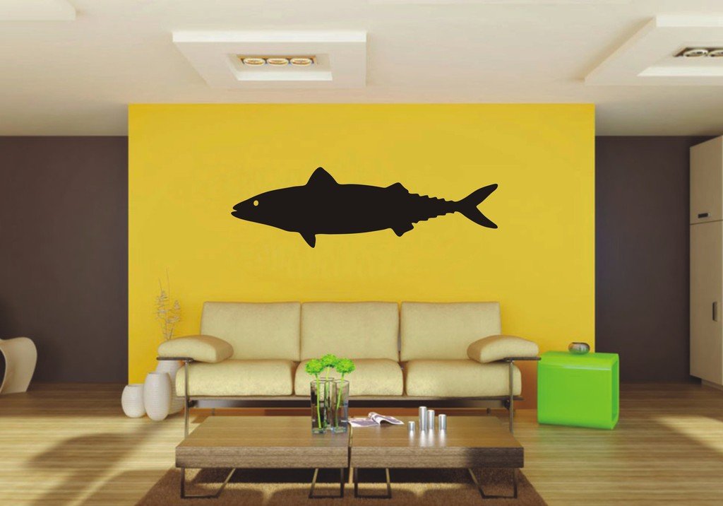 Picniva Fish Sty70 Vinyl Wall Decal, Approx 22 x 6.65 in, Removable
