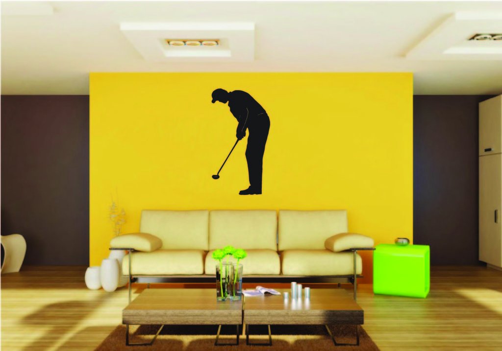 Picniva Golf Style 1 Removable Vinyl Wall Decal