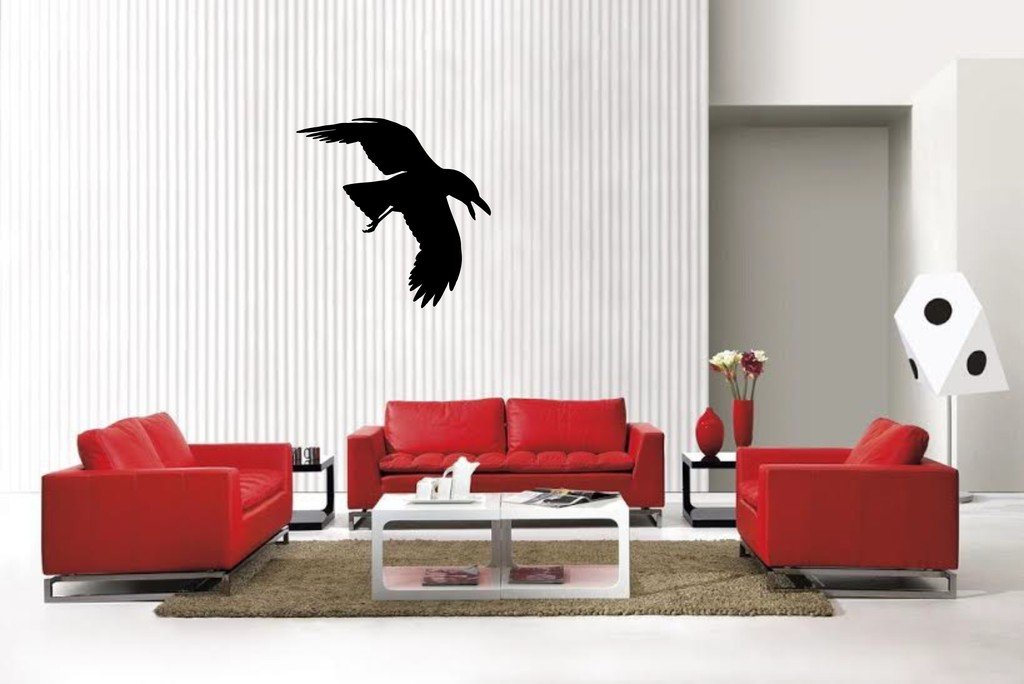 Picniva Crow Style7A Decal Sticker for Truck Notebook