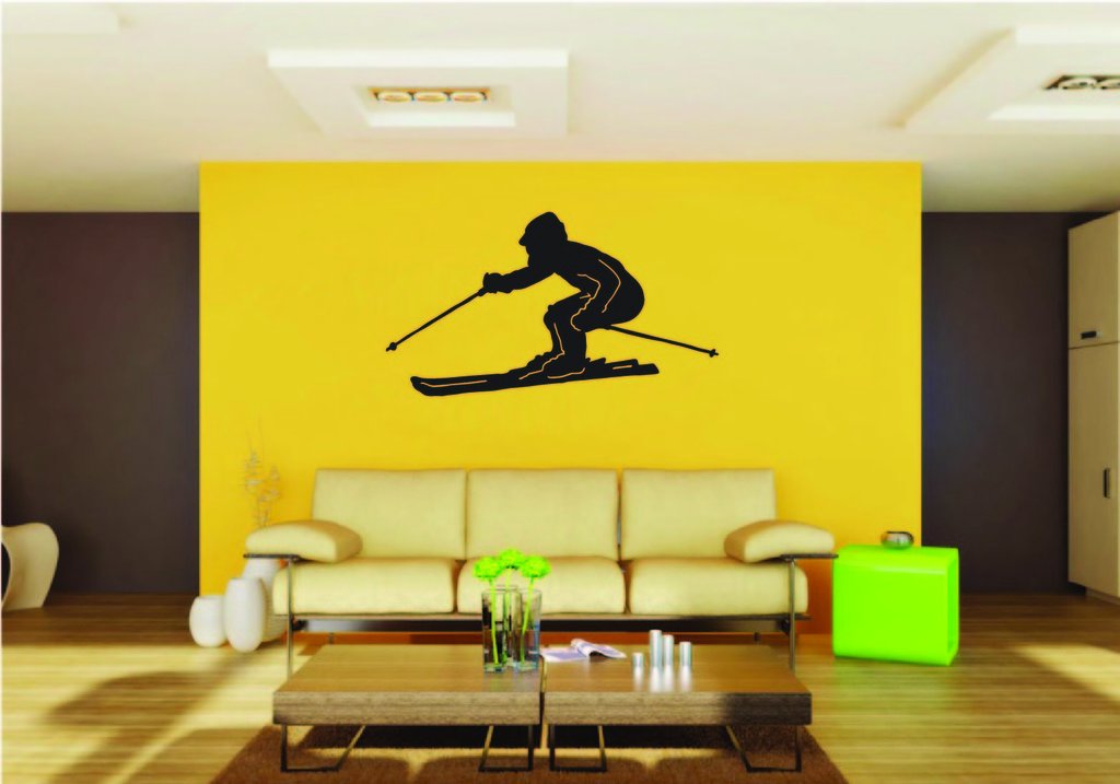 Picniva Ski Style 2 Removable Vinyl Wall Decal