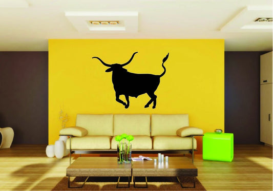 Picniva Cow Sty102 Vinyl Wall Decal, Approx 22 x 16 in, Removable