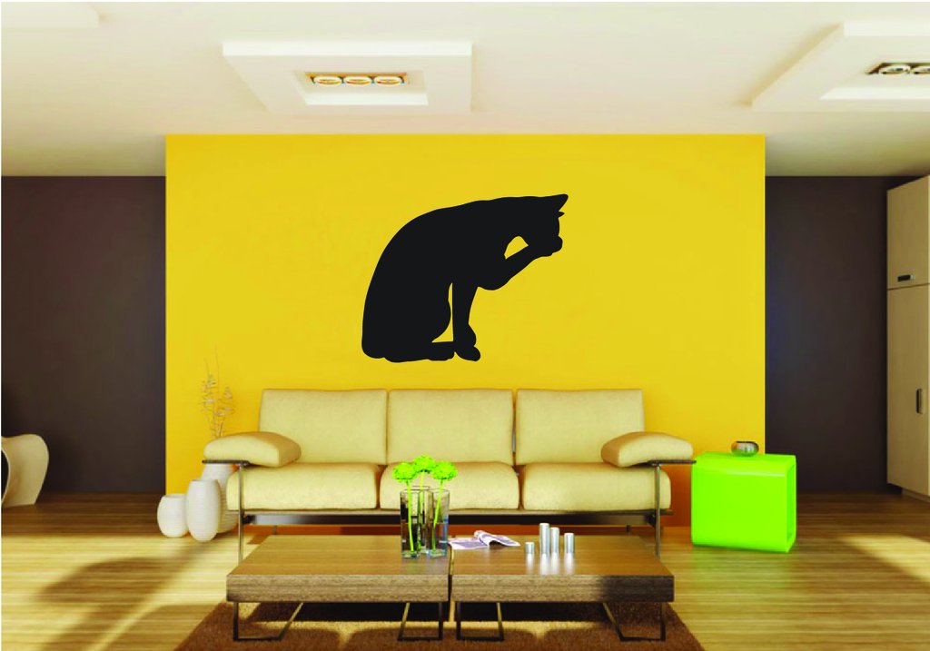 Picniva Siamese Cat Style 9 Removable Vinyl Wall Decal