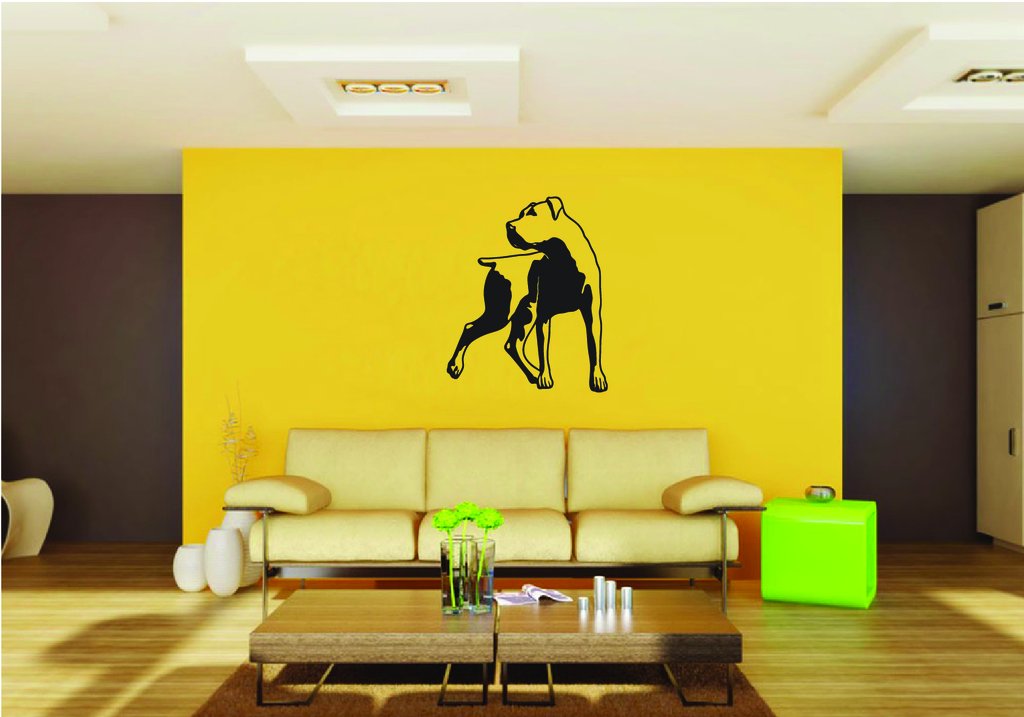 Picniva Rottweiler Dog Style 10 Removable Vinyl Wall Decal