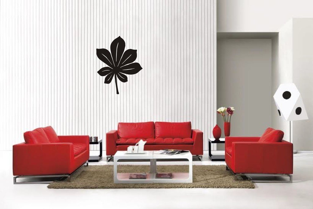 Picniva Leaf 88 Wall Decal Removable Home Decor