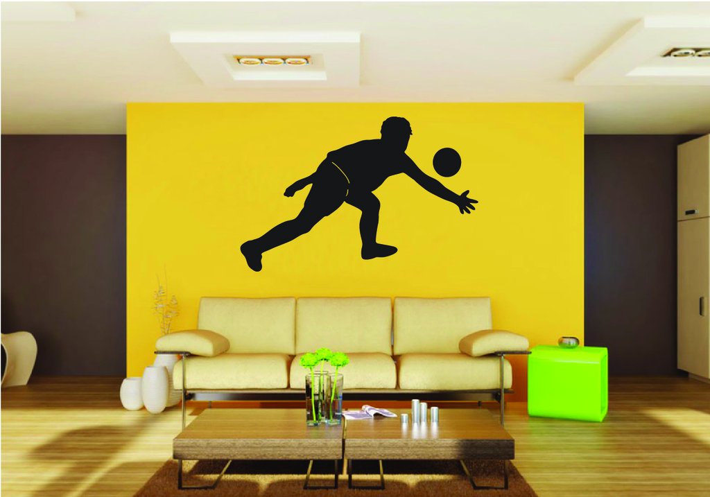 Picniva Soccer Style 2 Removable Vinyl Wall Decal