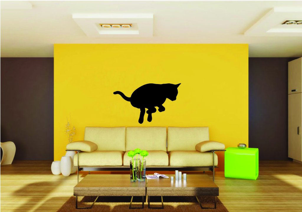 Picniva Cat Style 31a Removable Vinyl Wall Decal