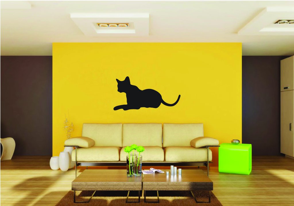 Picniva Siamese Cat Style 11 Removable Vinyl Wall Decal