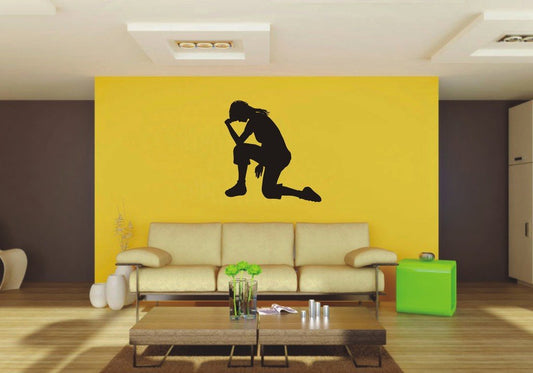 Picniva Woman Sty7 Vinyl Wall Decal, Approx 22 x 23.09 in, Removable