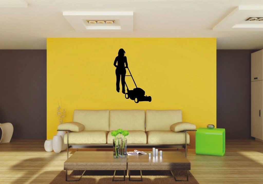 Picniva 22x31.76 Lawn Mower Style 2 Vinyl Wall Decal Motorsport