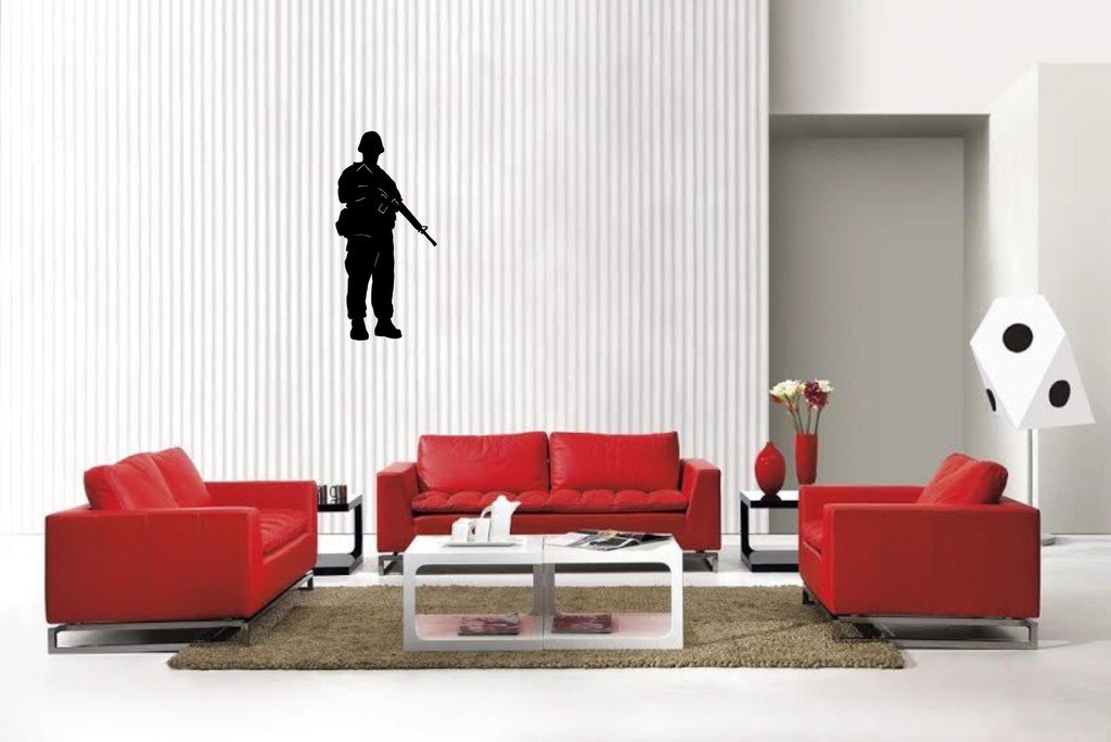 Picniva Military Sty4 Vinyl Car Window Decal, Approx 5 in