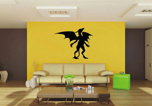 Picniva 22x17.71 Gargoyle Style 3 Vinyl Wall Decal Fantasy Decor